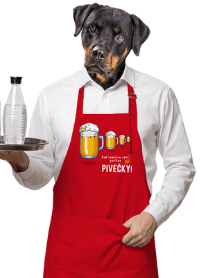 Pivečka zástera Red