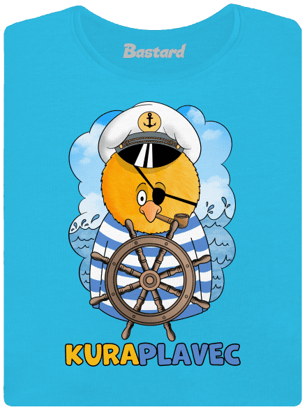 Kuraplavec dámske tričko Blue Atol