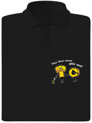 Pravá láska pánska polokošeľa Black