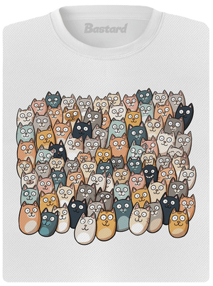 Nájdi čerta dámske športové tričko White