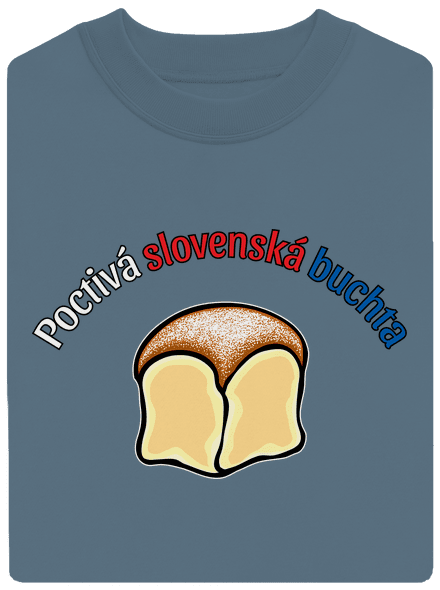 Poctivá buchta a klobása unisex mikina bez kapucne Nordic Blue