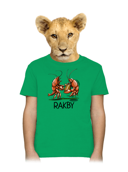 Rakby detské tričko Kelly Green