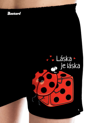 Láska je láska pánske trenky Black