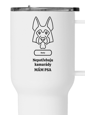 Nemôžem, mám psa termohrnček White