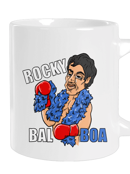 Rocky Bal boa veľký hrnček White