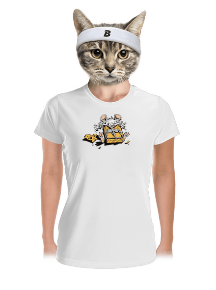 Gurmán dámske športové tričko White