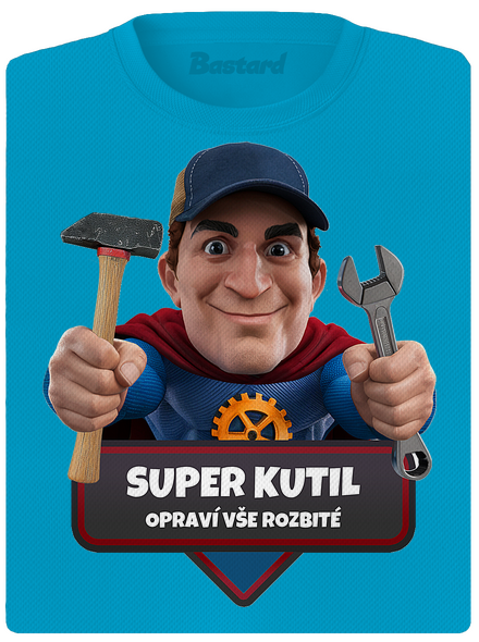 Super otec dámske športové tričko Blue Atol