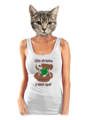 Ešte stránku dámske tielko klasické White