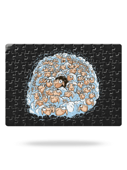 Nejdem s davom puzzle White