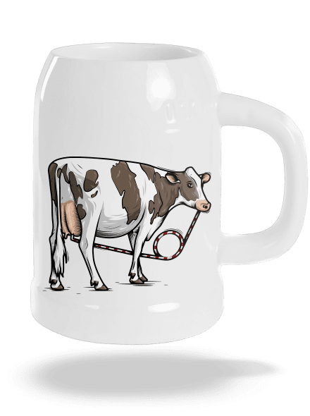 Cow drink polliter White