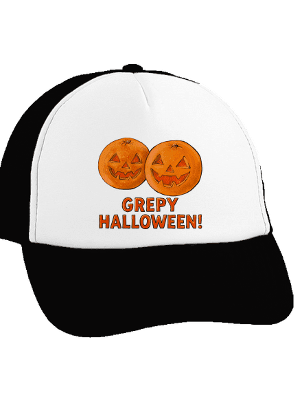 Grepy Halloween šiltovka truckerka Black cap