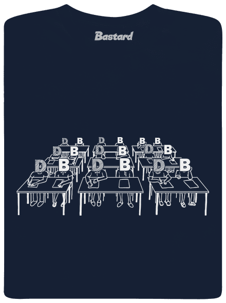 Cimrman: Debil, blbeček detské tričko Navy