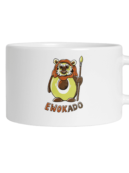 Ewokado hrnček makronka White