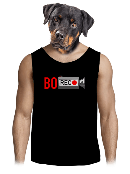 Borec pánske tielko Black