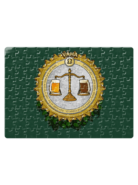 Pivný horoskop: Váha puzzle White