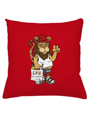 Lvíček vankúš Red
