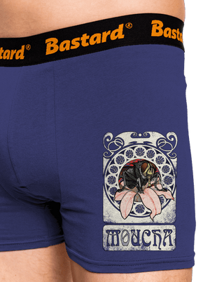 Mucha boxerky Blue Navy