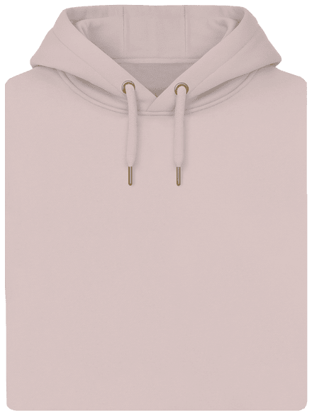 Bez potlače unisex mikina premium Rose Chalk