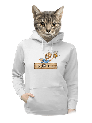 dámska mikina klokanka