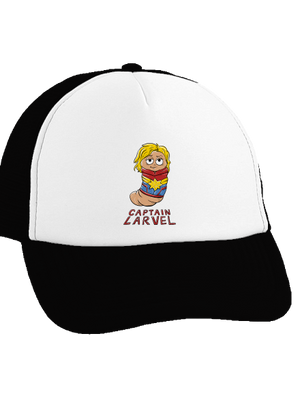 Captain Larvel šiltovka truckerka Black cap