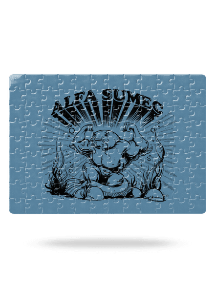 Alfasumec puzzle White