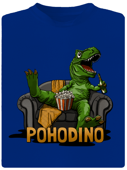 Pohodino pánske športové tričko Royal Blue Mal