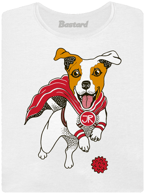 Jack Russell dámske tričko prémium White