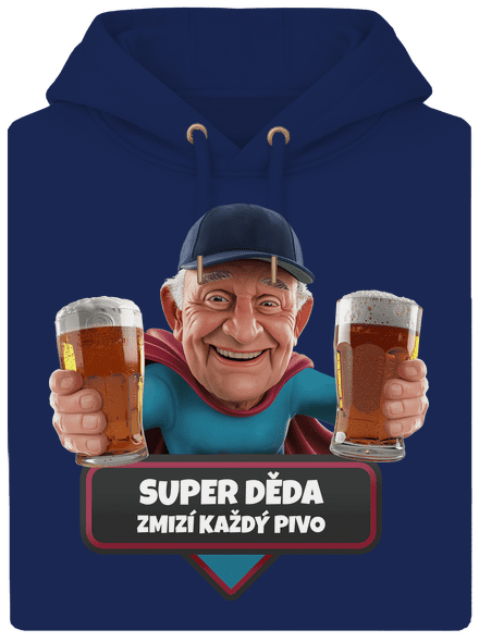 Super dedo unisex mikina premium Navy