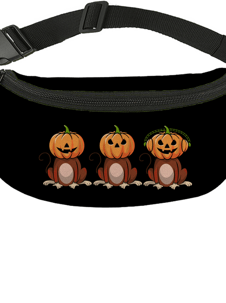 Halloween opičky ľadvinka Black