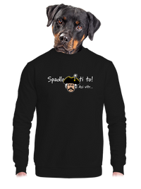 unisex mikina bez kapucne