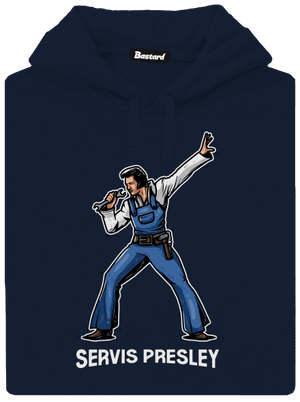 Servis Presley pánska mikina klokanka Navy
