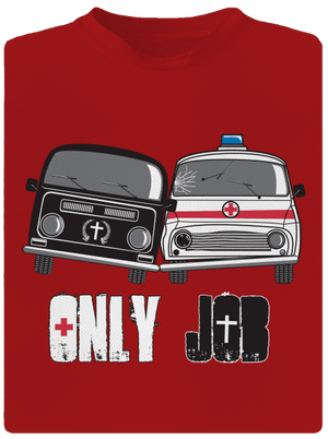 Konkurencia pánske športové tričko Red Mal