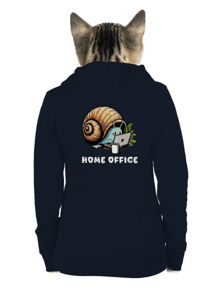 Slimákov home office dámska mikina na zips Navy Mal