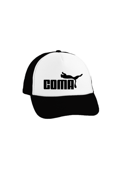 Coma šiltovka truckerka Black cap