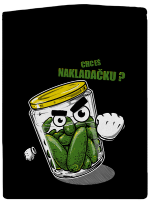 Nakladačka dámska mikina na zips Black