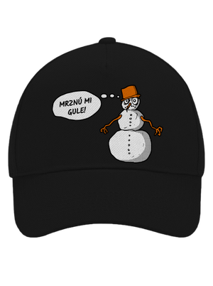 Mrznú mi gule šiltovka baseballka Black