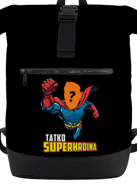 Tatko superhrdina batoh Black