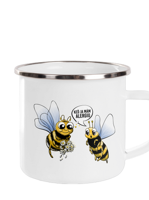 Alergická včielka plecháčik White