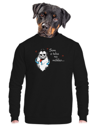 unisex mikina bez kapucne