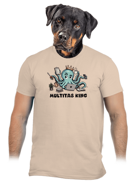 Multitas king pánske tričko Sand