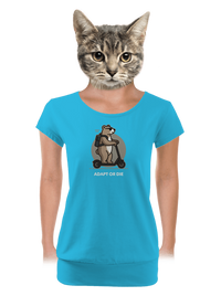 dámske tričko s lemom