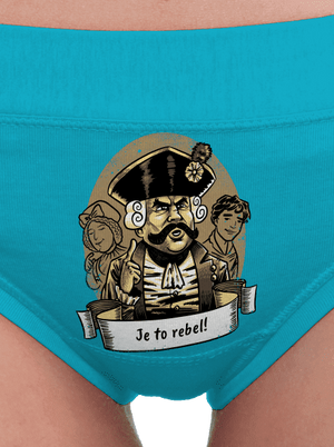 B14: S čerty nejsou žerty dámske nohavičky Turquoise