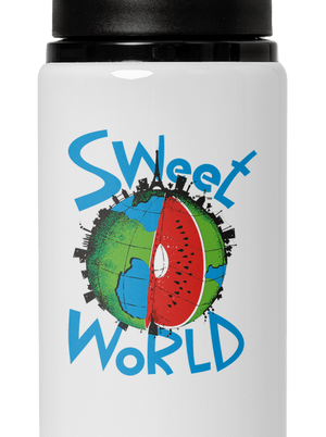 Sweet World flaša na vodu White