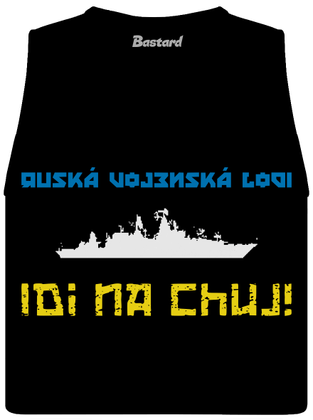 Ukrajina - Lodi idi na chuj dámske tielko voľné Black