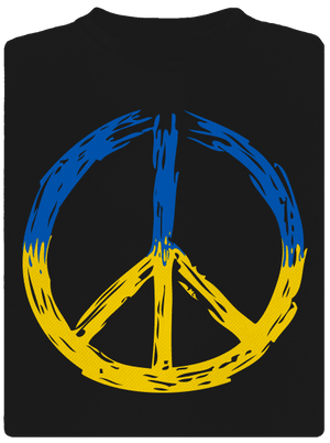 Ukrajina - Peace detské športové tričko Black