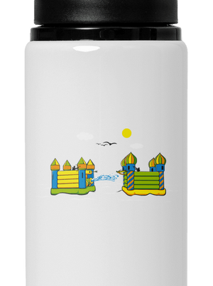 Dobytie hradu flaša na vodu White