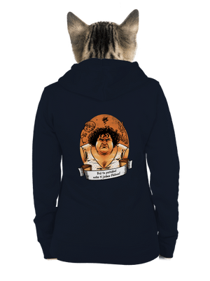 B14: Slunce seno jahody dámska mikina na zips Navy Mal