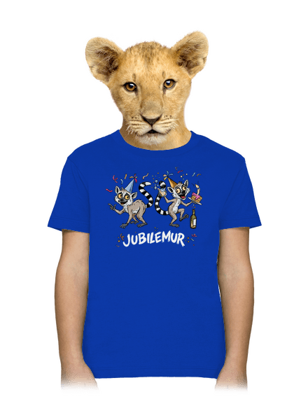Jubilemur detské tričko Royal Blue