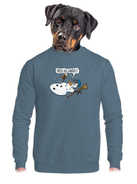 unisex mikina bez kapucne