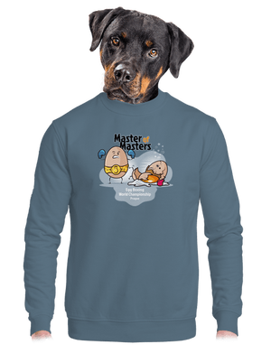 unisex mikina bez kapucne